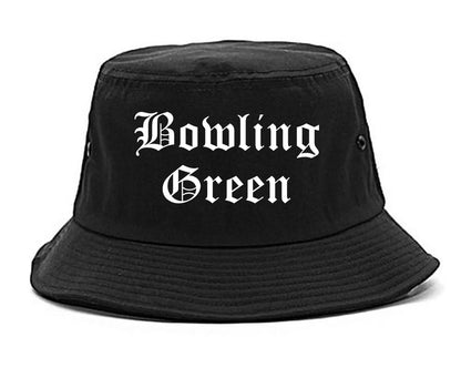 Bowling Green Kentucky KY Old English Mens Bucket Hat Black