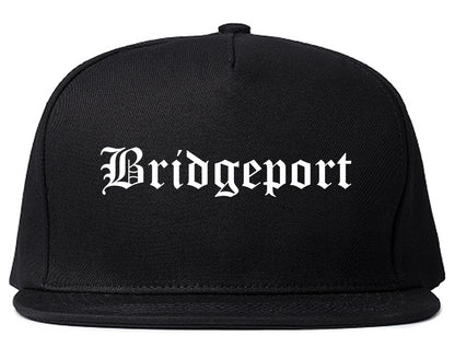 Bridgeport West Virginia WV Old English Mens Snapback Hat Black
