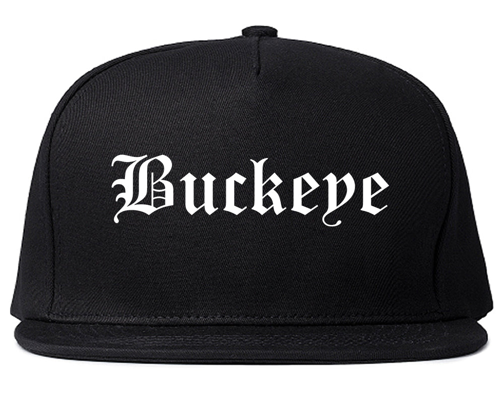 Buckeye Arizona AZ Old English Mens Snapback Hat Black
