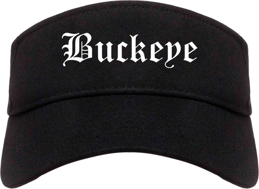 Buckeye Arizona AZ Old English Mens Visor Cap Hat Black