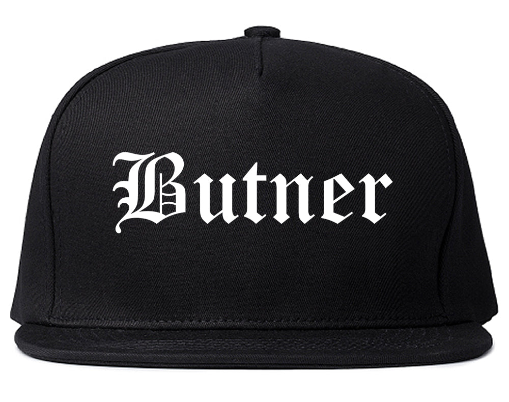 Butner North Carolina NC Old English Mens Snapback Hat Black