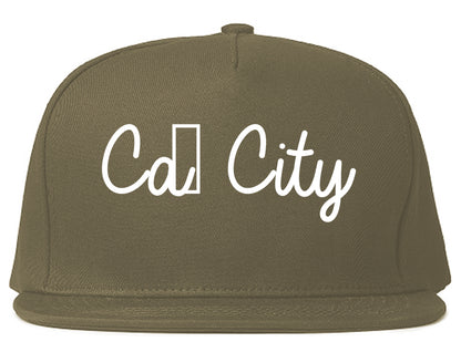 Cañon City Colorado CO Script Mens Snapback Hat Grey