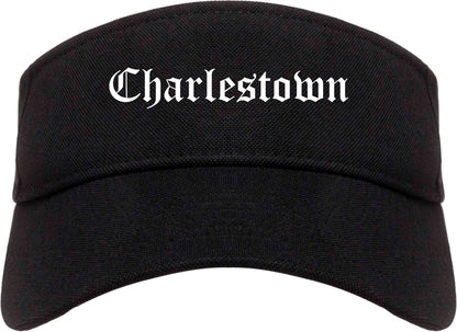 Charlestown Indiana IN Old English Mens Visor Cap Hat Black