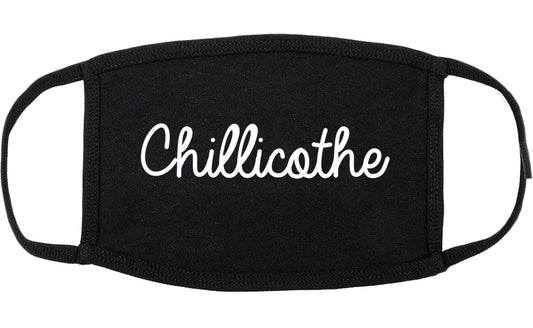 Chillicothe Missouri MO Script Cotton Face Mask Black