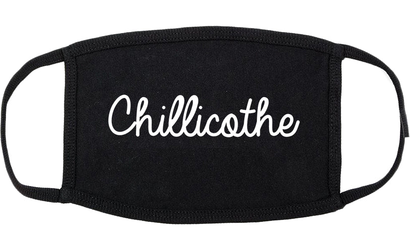 Chillicothe Ohio OH Script Cotton Face Mask Black