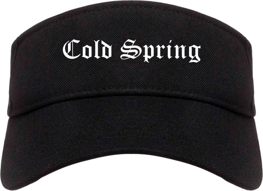 Cold Spring Kentucky KY Old English Mens Visor Cap Hat Black