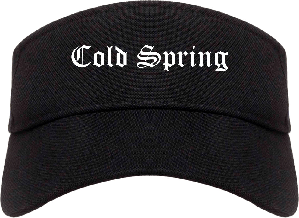 Cold Spring Kentucky KY Old English Mens Visor Cap Hat Black