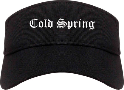 Cold Spring Kentucky KY Old English Mens Visor Cap Hat Black