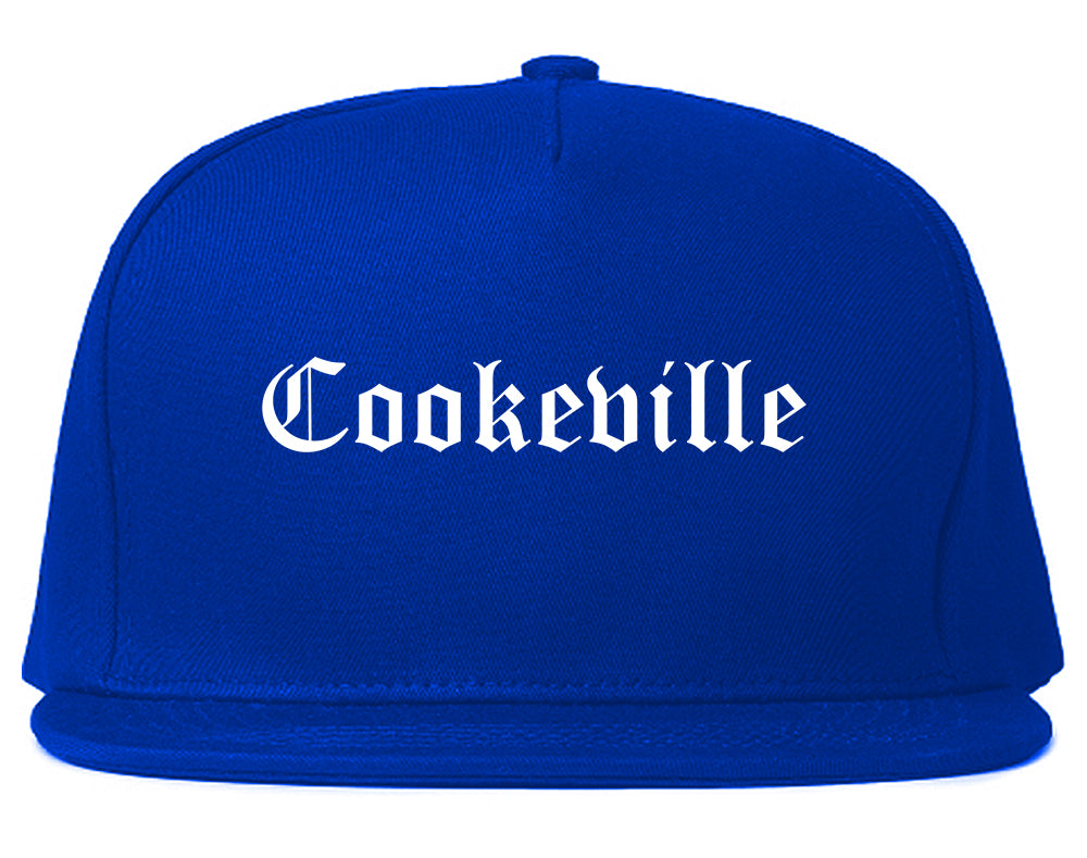 Cookeville Tennessee TN Old English Mens Snapback Hat Royal Blue