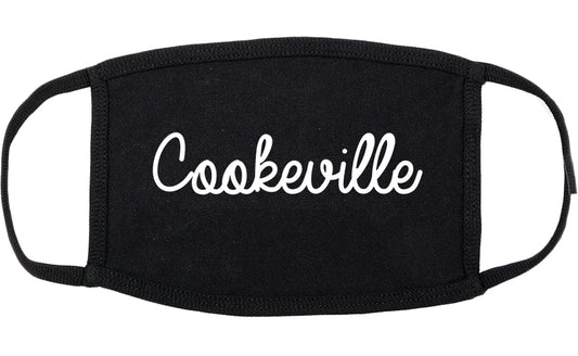 Cookeville Tennessee TN Script Cotton Face Mask Black