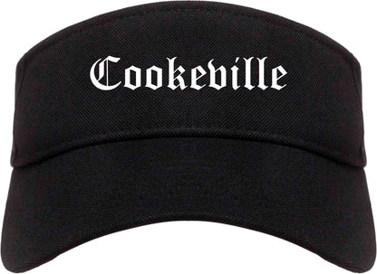 Cookeville Tennessee TN Old English Mens Visor Cap Hat Black