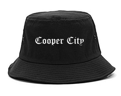 Cooper City Florida FL Old English Mens Bucket Hat Black