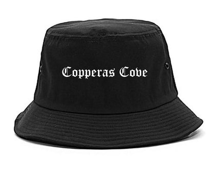 Copperas Cove Texas TX Old English Mens Bucket Hat Black