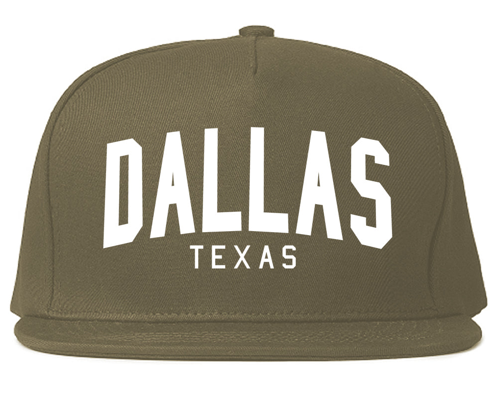 Dallas Texas ARCH Mens Snapback Hat Grey