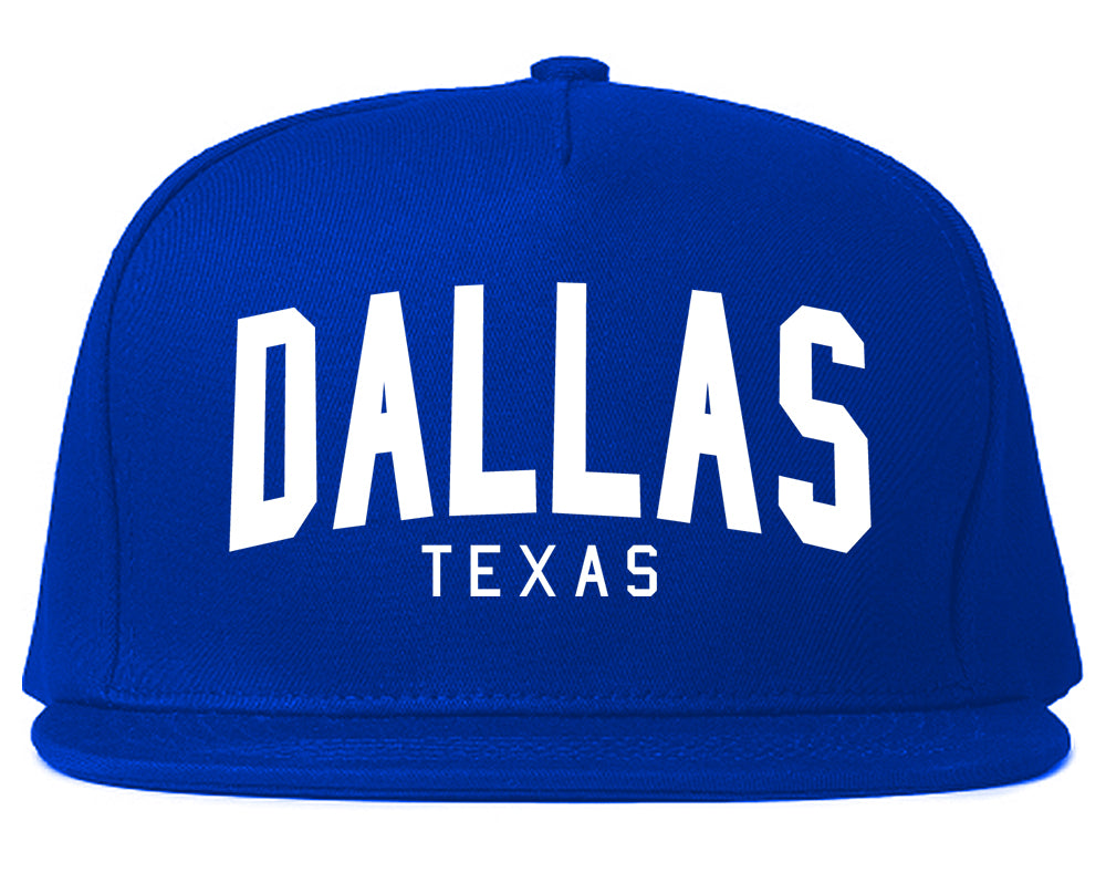 Dallas Texas ARCH Mens Snapback Hat Royal Blue