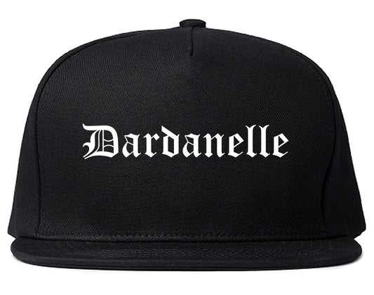 Dardanelle Arkansas AR Old English Mens Snapback Hat Black
