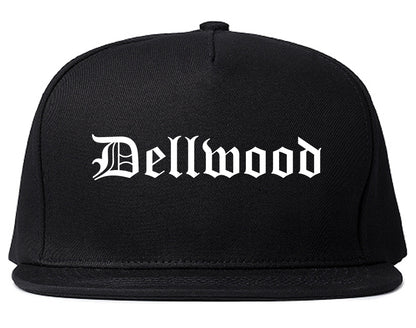 Dellwood Missouri MO Old English Mens Snapback Hat Black