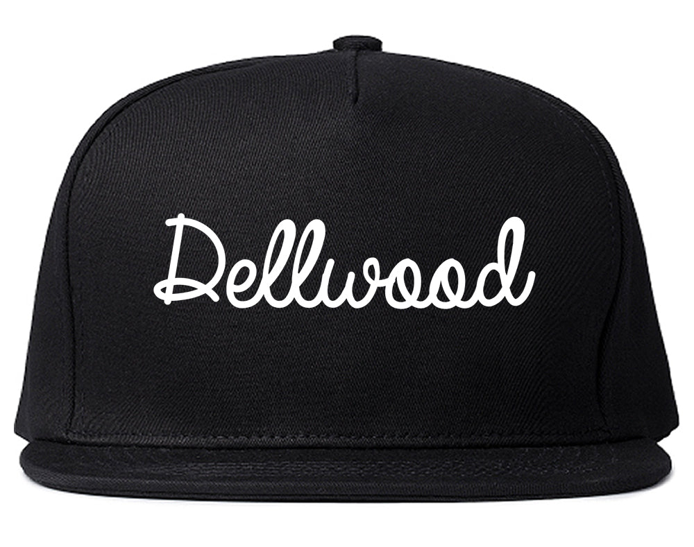 Dellwood Missouri MO Script Mens Snapback Hat Black