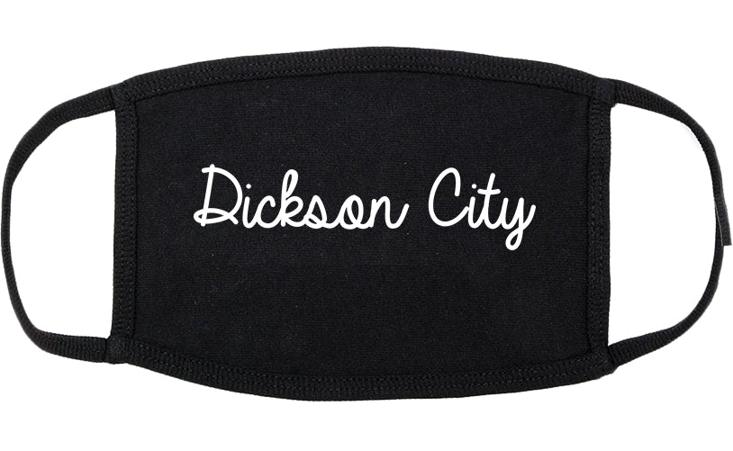 Dickson City Pennsylvania PA Script Cotton Face Mask Black