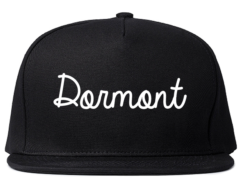 Dormont Pennsylvania PA Script Mens Snapback Hat Black