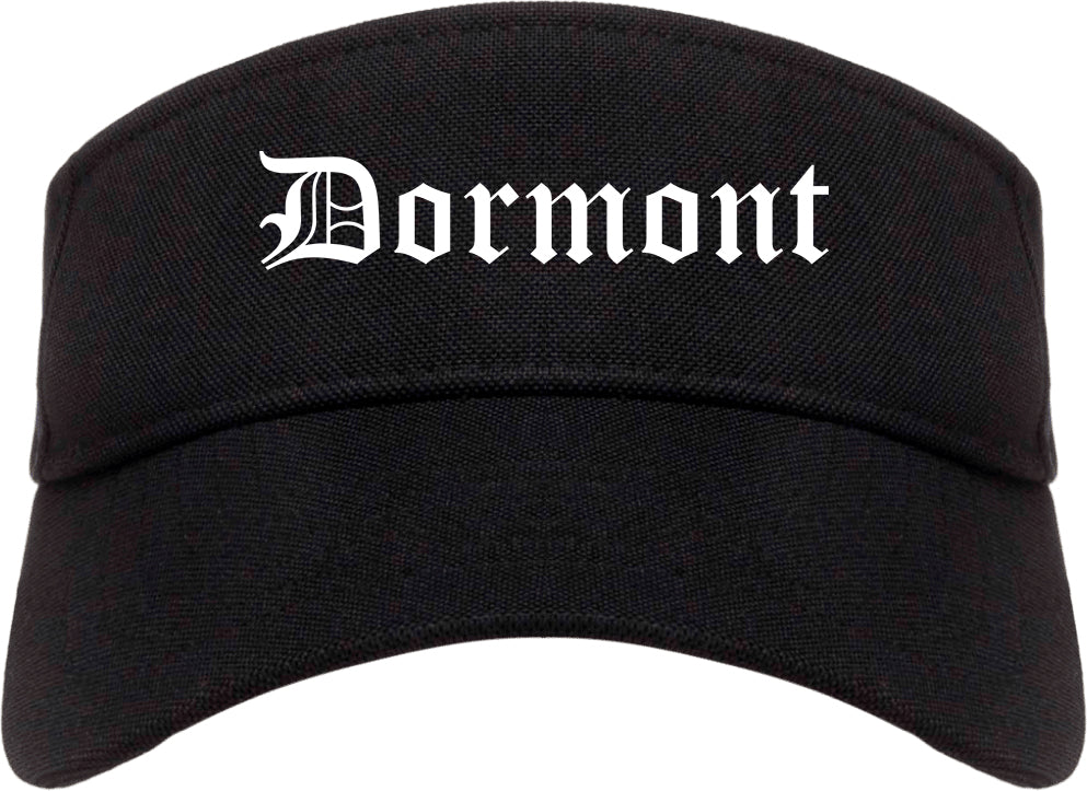 Dormont Pennsylvania PA Old English Mens Visor Cap Hat Black