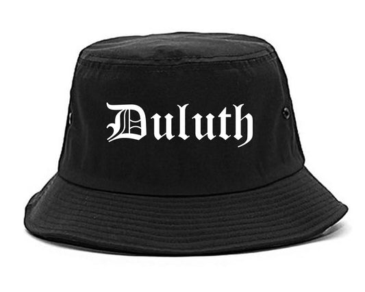 Duluth Minnesota MN Old English Mens Bucket Hat Black