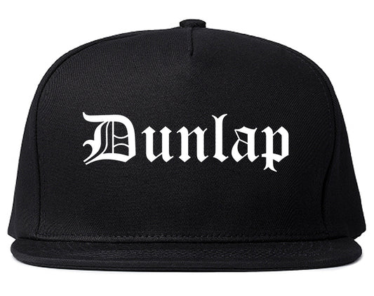 Dunlap Tennessee TN Old English Mens Snapback Hat Black