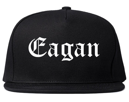 Eagan Minnesota MN Old English Mens Snapback Hat Black