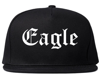 Eagle Colorado CO Old English Mens Snapback Hat Black