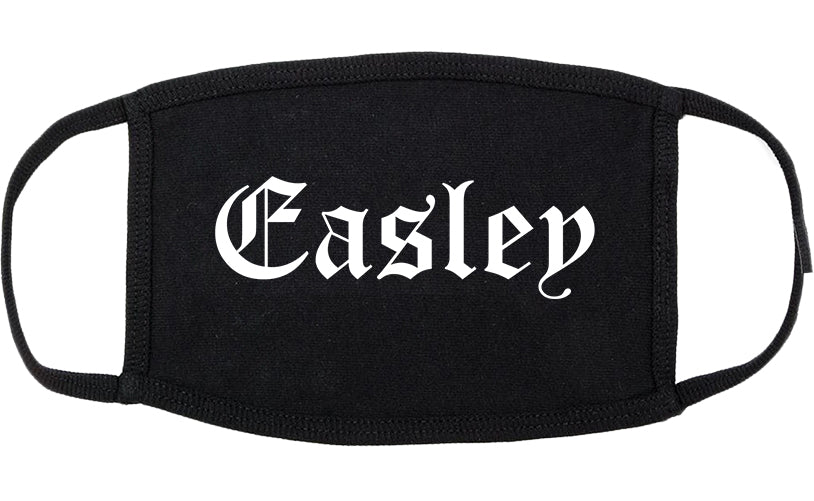 Easley South Carolina SC Old English Cotton Face Mask Black