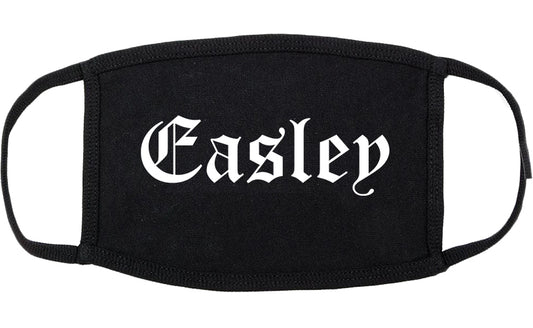 Easley South Carolina SC Old English Cotton Face Mask Black