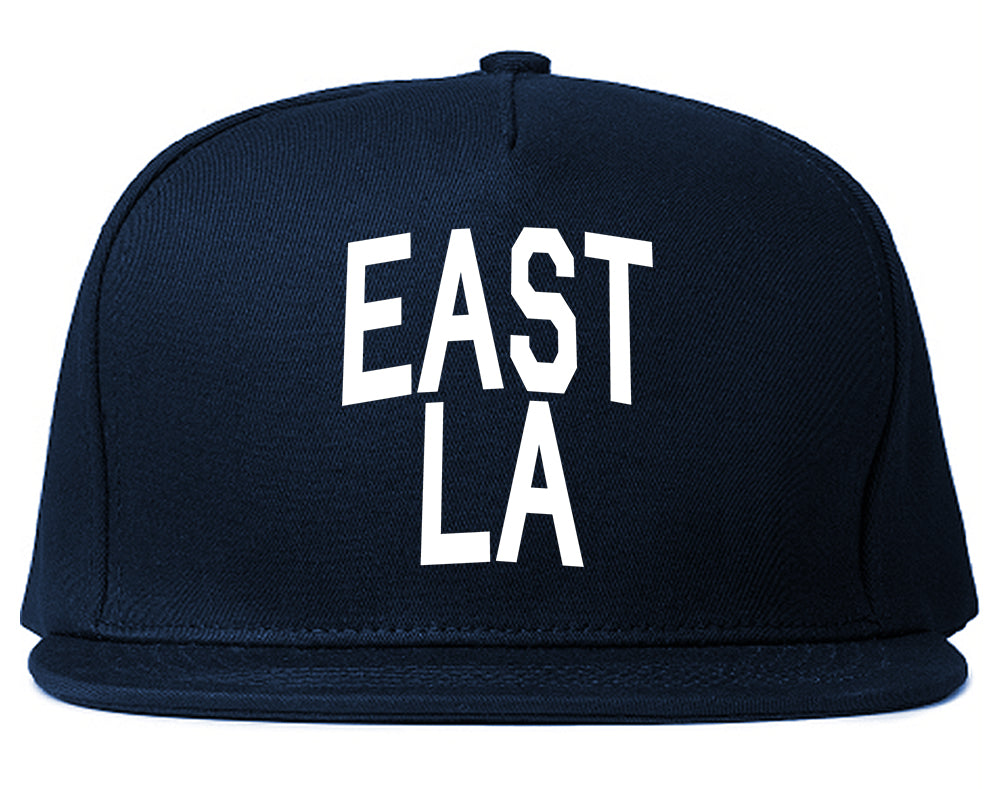 East LA Los Angeles California Mens Snapback Hat Navy Blue