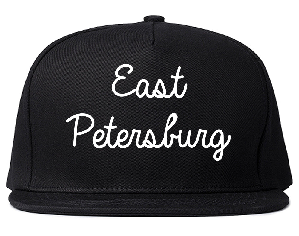 East Petersburg Pennsylvania PA Script Mens Snapback Hat Black