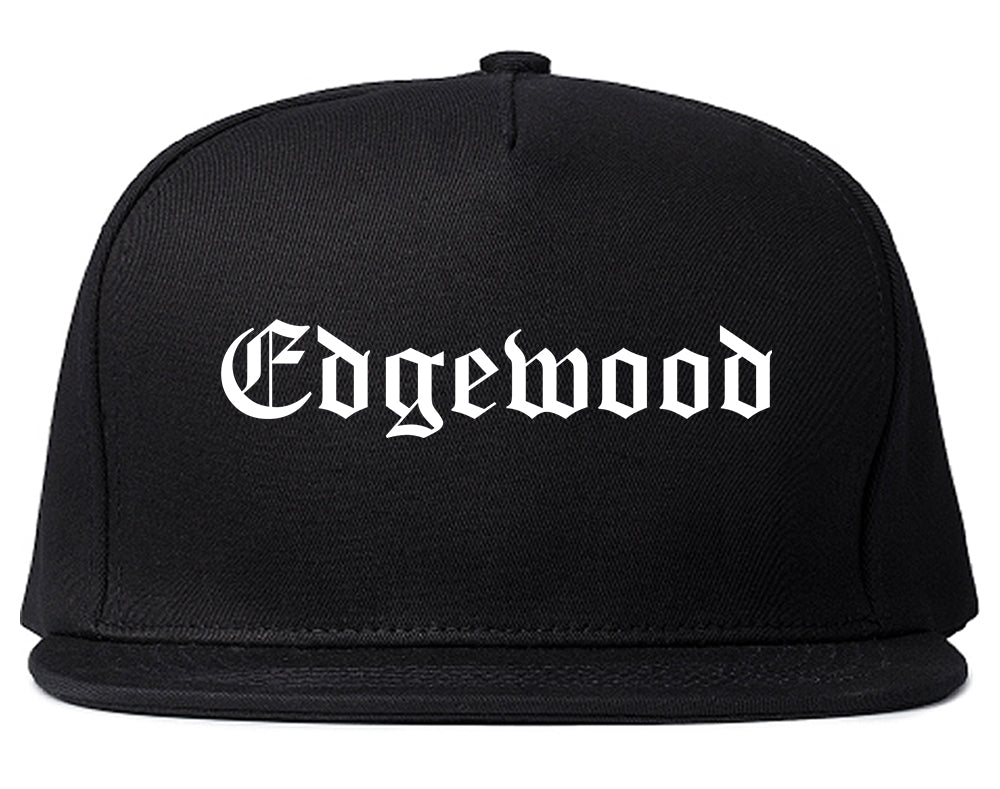 Edgewood Kentucky KY Old English Mens Snapback Hat Black