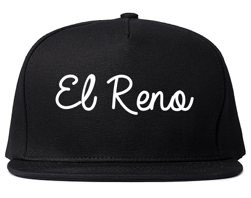 Script Reno Hat El Reno Oklahoma OK Script Mens Snapback Hat – Urban Gear