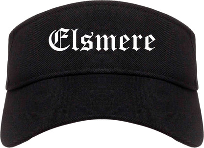 Elsmere Kentucky KY Old English Mens Visor Cap Hat Black