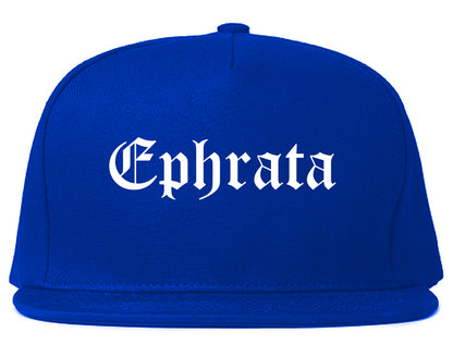 Ephrata Pennsylvania PA Old English Mens Snapback Hat Royal Blue