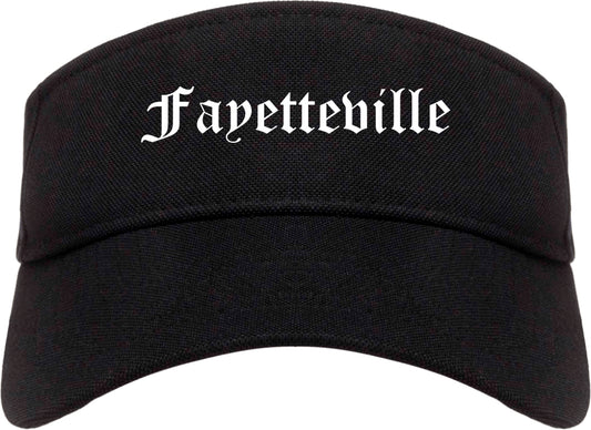 Fayetteville Georgia GA Old English Mens Visor Cap Hat Black