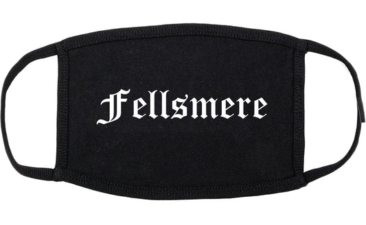 Fellsmere Florida FL Old English Cotton Face Mask Black