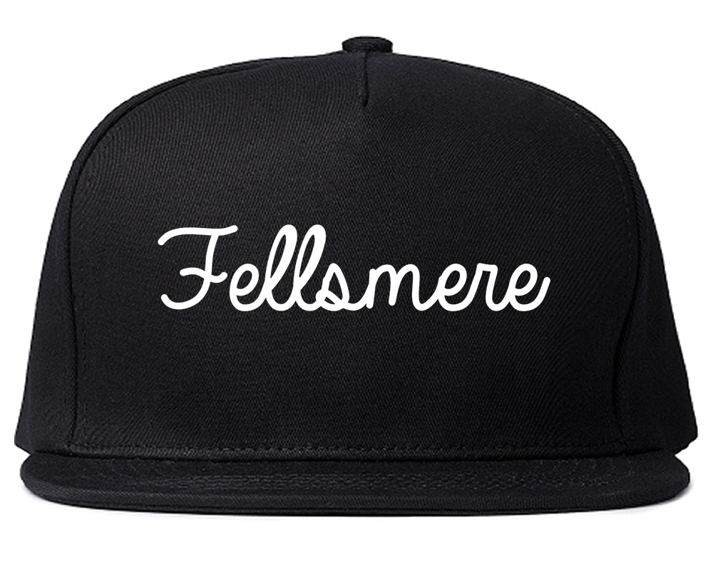 Fellsmere Florida FL Script Mens Snapback Hat Black