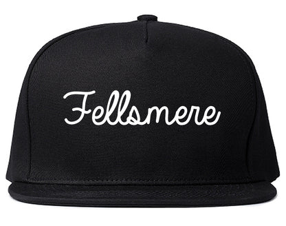 Fellsmere Florida FL Script Mens Snapback Hat Black