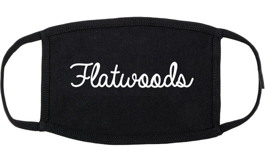 Flatwoods Kentucky KY Script Cotton Face Mask Black
