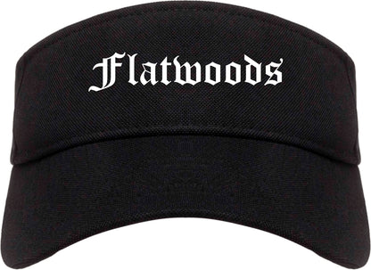 Flatwoods Kentucky KY Old English Mens Visor Cap Hat Black