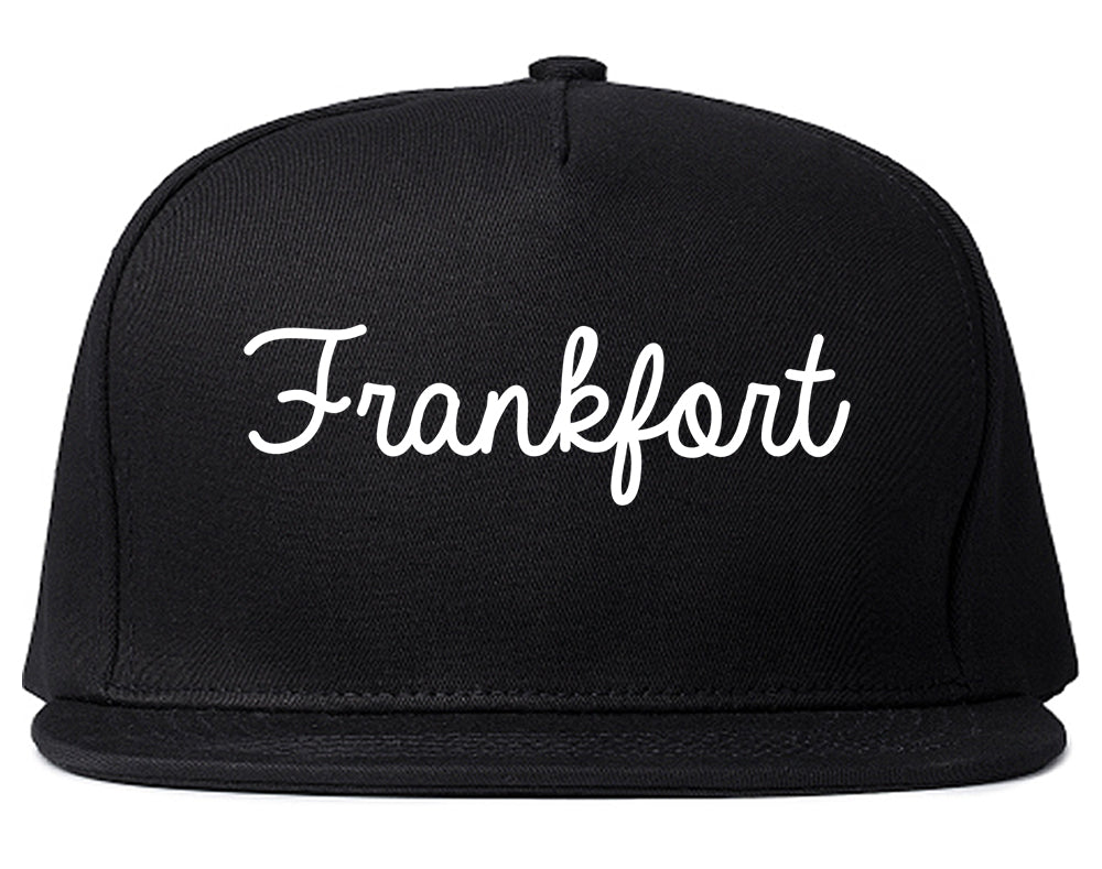 Frankfort Illinois IL Script Mens Snapback Hat Black