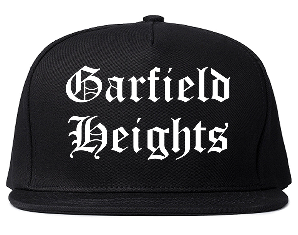 Garfield Heights Ohio OH Old English Mens Snapback Hat Black