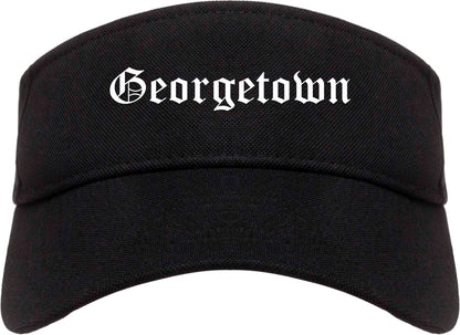 Georgetown Kentucky KY Old English Mens Visor Cap Hat Black