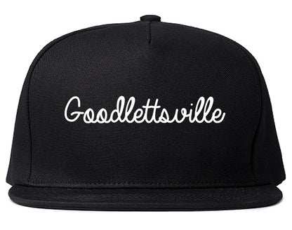 Goodlettsville Tennessee TN Script Mens Snapback Hat Black