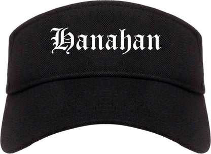 Hanahan South Carolina SC Old English Mens Visor Cap Hat Black