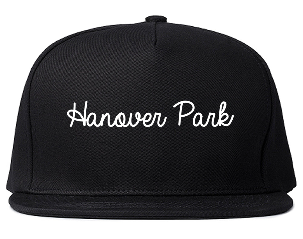 Hanover Park Illinois IL Script Mens Snapback Hat Black