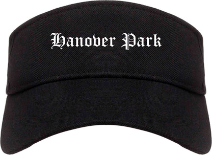 Hanover Park Illinois IL Old English Mens Visor Cap Hat Black